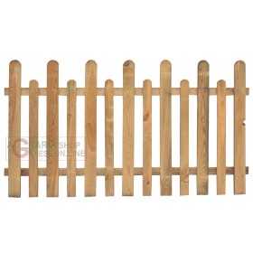 HIGH ENGLISH IMPREGNATED PINE FENCE cm. 175X100H