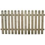 RECINZIONE IN LEGNO GIRASOLE A STECCATO CM.180X100 