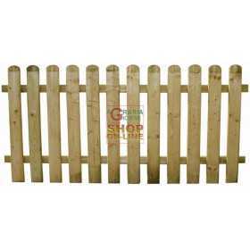 SUNFLOWER WOODEN FENCE WITH BARRIER CM.180X80H