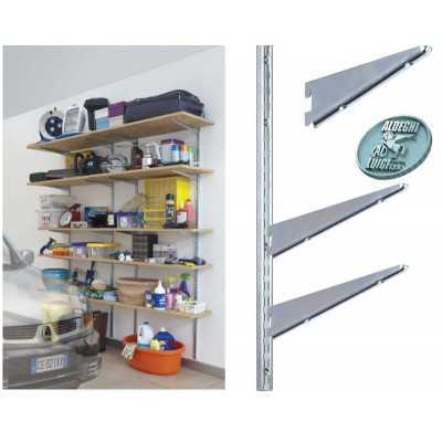 SHELF BRACKET 2 HOOKS ART. 2770 CM. 30 GALVANIZED