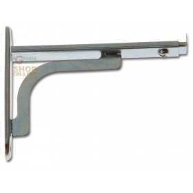 EXTENDABLE SHELF BRACKET IN NICKEL-PLATED STEEL CM. 20 - 30