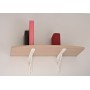 SHELF BRACKET WITH LIGHTNING ART. 3522 WHITE 30 CM