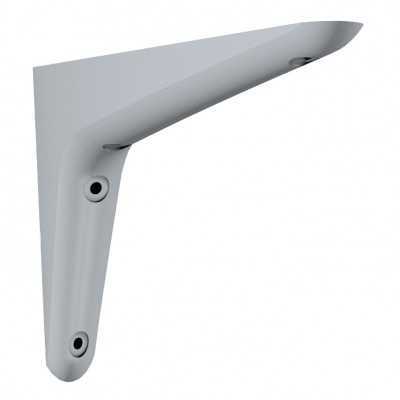 PLASTIC SHELF BRACKET MOD. PICASSO 17 SILVER