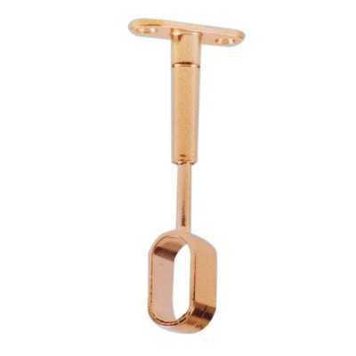 CENTRAL ZAMAK TUBE HOLDER FOR CHROME OVAL TUBE