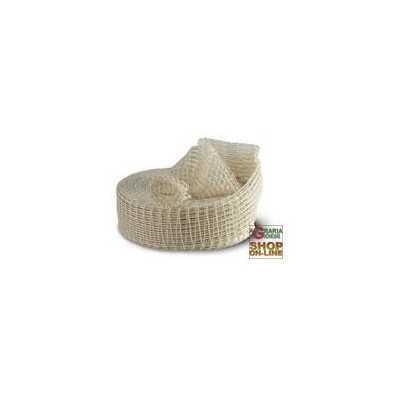 MESH ROAST WHITE DOUBLE WEFT GR. 16 roll mt. 50