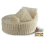 MESH ROAST WHITE DOUBLE WEFT GR. 18 roll mt. 50