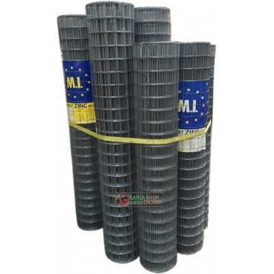 GALVANIZED ELECTRO-WELDED METAL MESH 50x75 CM. 200h ROLL OF MT.