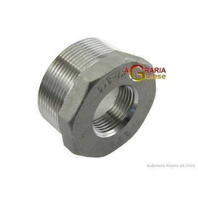RIDUZIONE IN ACCIAIO INOX AISI 316 M/F 1 - 1/2 POLL. 