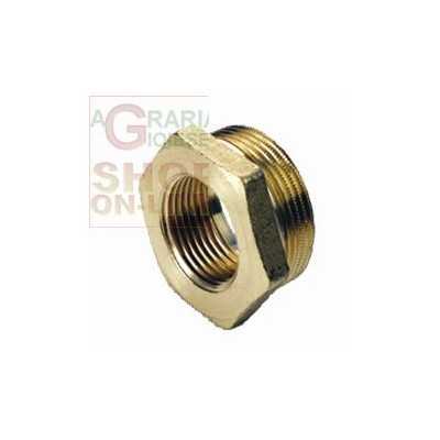 REDUCTION IN YELLOW BRASS MF ART. 241 GR. 1 X 3/4