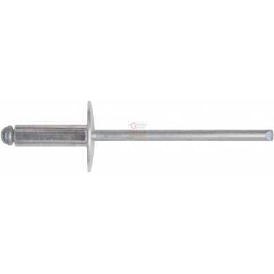 WIDE HEAD ALUMINUM RIVETS MM. 4.8 X 20 PCS. 50