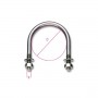 Robur Collars for stainless steel pipes support 1/2 SX22
