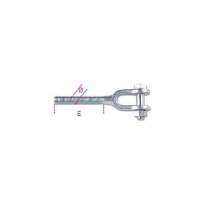 Robur Forks for right turnbuckles galvanized FZD M12