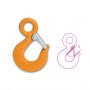 Robur Eye lifting hooks in high strength alloy steel grade