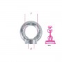 Robur Eyebolts for female lifting DIN582 C15E galvanized Z M12
