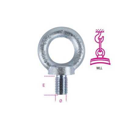 Robur Eye bolts for male lifting DIN580 C15E galvanized Z M8