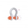 Robur Lyre lifting shackles with nut and split pin steel