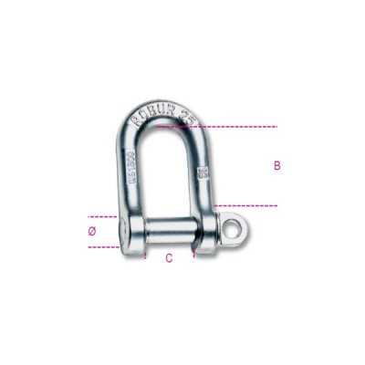 Robur Straight shackles for lifting wide type galvanized carbon