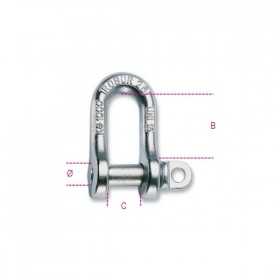 Robur Straight shackles for lifting Uni type galvanized carbon