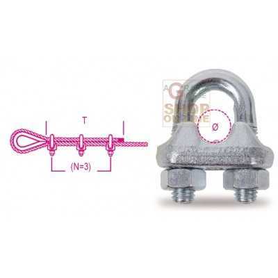 ROBUR MORSETTI ART. 8016 FOR GALVANIZED STEEL ROPE AND CABLE