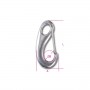 Robur Hook carabiners with safety in AISI 316 50 stainless steel