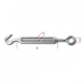 Robur Eye tensioner and hook in AISI 316 M8 stainless steel