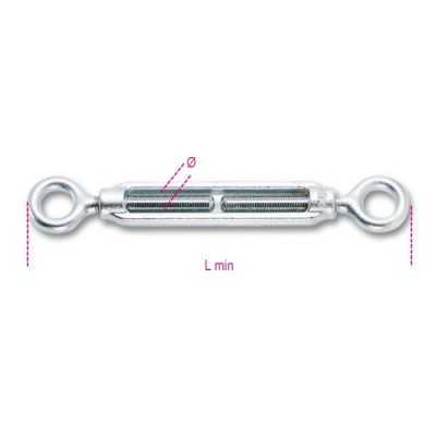 Robur Tensioners with two galvanized eyes (5/16) Z / SM8