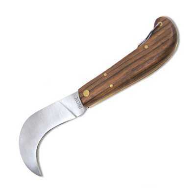 MEDIUM POCKET BILL WITH WOODEN HANDLE