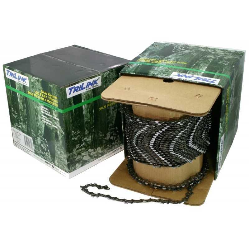 Catene Taglio Legna 30cm 2 Catene Per Motosega Ferrex XYZ618 40V - Mezzo Scalpello, 30 Cm, Passo 3/8 LP, Spessore 1,1 Mm, 45 Maglie Ricambi Motosega Hobbypower
