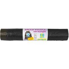 BAG ROLL FOR SEPARATE WASTE COLLECTION HD BLACK NEC CM. 70x110