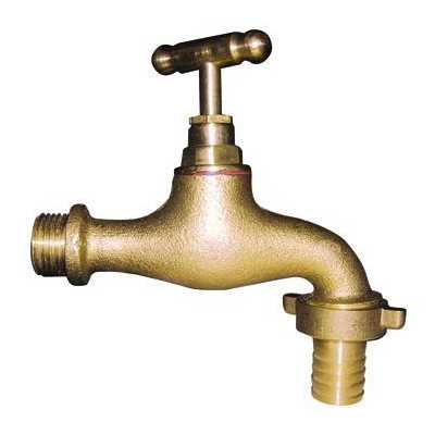 BRASS BUTTERFLY TAP WITH 1/2 INCH HOSE