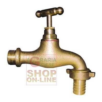 BRASS BUTTERFLY TAP WITH 3/4 '' HOSE HOLDER