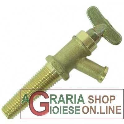 BRASS WINE TASTER TAP WITH HEAVY KEY MM. 8