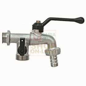 TAP WITH DOUBLE HOSE HOLDER DUPLEX 1 / 2x3 / 4 IN.