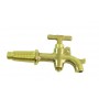CONICAL TAP FOR OENOLOGICAL WINE TASTER IN BRASS MM.10