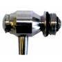 RUBINETTO INOX PER CONTENITORE 1/2 CON PULSANTE 