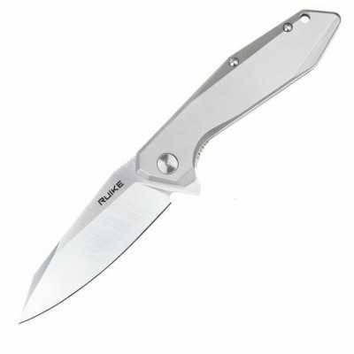 RUIKE RKE P135-SF COLTELLO CHIUDIBILE CON MANICO GRIGIO CM.