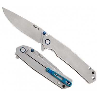 RUIKE RKE P801-SF COLTELLO CHIUDIBILE COLORE BLU E METALLO CM.