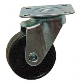 NYLON WHEEL WITH PLATE MM. 40