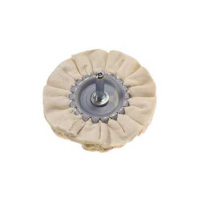 WHEEL IN FABRIC TO POLISH METALS AND GLASS MM. 80 STEM DIAM. 6