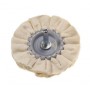 WHEEL IN FABRIC TO POLISH METALS AND GLASS MM. 80 STEM DIAM. 6