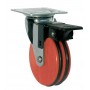 WHEEL FOR CHERRY FURNITURE WITH PLATE MM. 50 WITH BRAKE