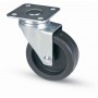 RUBBER WHEEL FOR FURNITURE ART. 220 D. 40 WITH PLATE