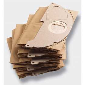 PAPER FILTER BAGS PCS 5 FOR KARCHER VACUUM CLEANER MOD. MV2