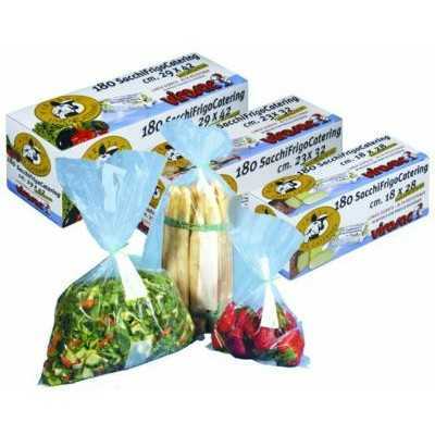 REFRIGERATED BAGS CATERING ROLL 180 PCS CM.18 X 28
