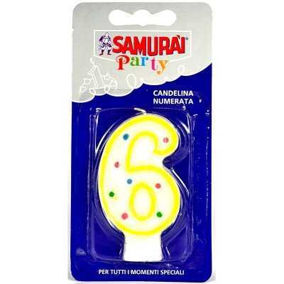 SAMURAI PARTY CANDELA COMPONIBILE N.6 