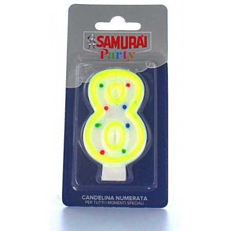 SAMURAI PARTY COMPONIBLE CANDLE N.8