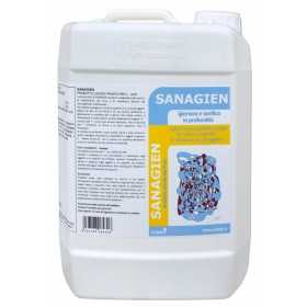 SANAGIEN sanitizes and sanitizes in depth ready to use against