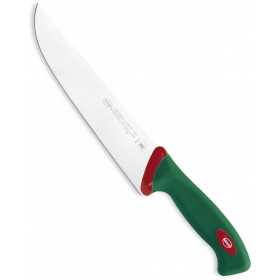 SANELLI PREMANA FRENCH BUTCHER KNIFE GREEN AND RED HANDLE CM. 22