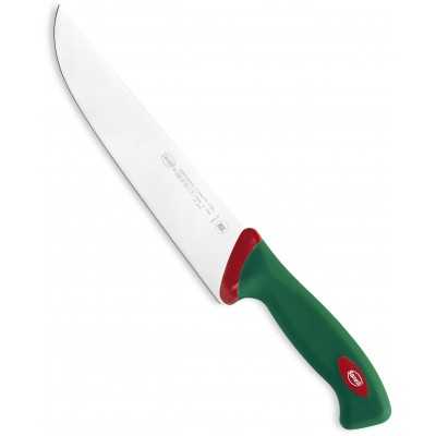 SANELLI PREMANA FRENCH BUTCHER KNIFE GREEN AND RED HANDLE CM. 22