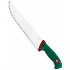 SANELLI PREMANA FRENCH BUTCHER KNIFE GREEN AND RED HANDLE CM. 27
